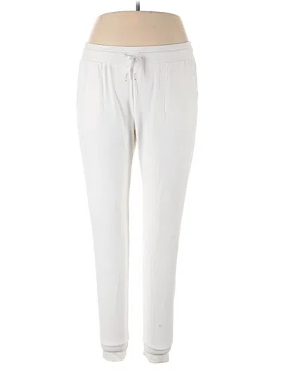 Pre-owned Zyia Active Casual Pants In Ivory