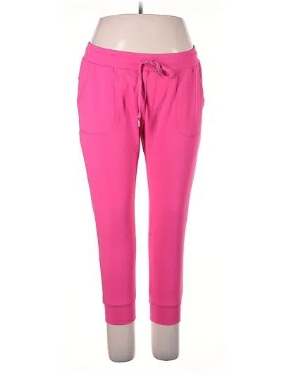 Pre-owned Zyia Active Casual Pants In Pink