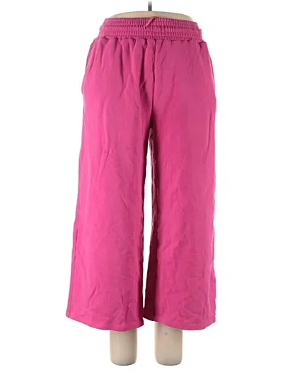Pre-owned Zyia Active Casual Pants In Pink