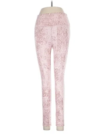 Pre-owned Zyia Active Casual Pants In Pink