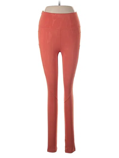 Pre-owned Zyia Active Casual Pants In Red