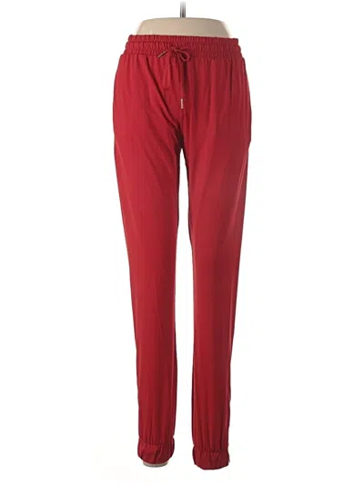 Pre-owned Zyia Active Casual Pants In Red