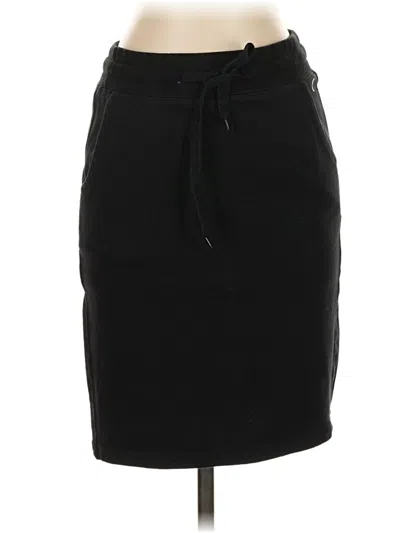Pre-owned Zyia Active Casual Skirt In Black