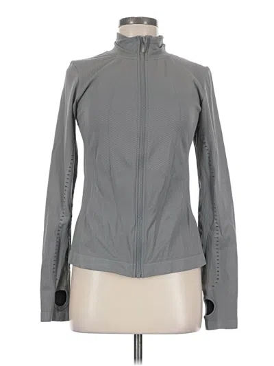Pre-owned Zyia Active Jacket In Gray