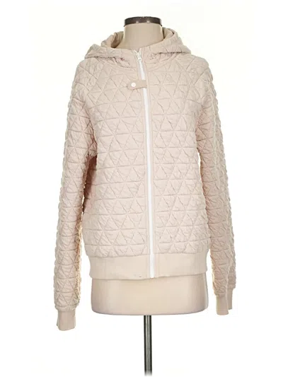 Pre-owned Zyia Active Jacket In White