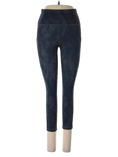 Pre-owned Zyia Active Jeggings In Blue