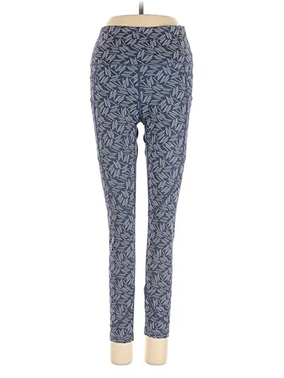 Pre-owned Zyia Active Jeggings In Blue