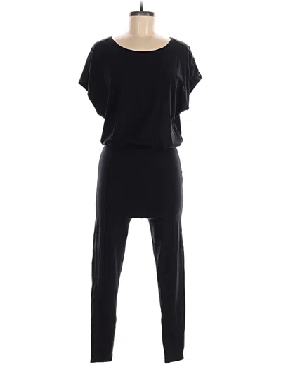 Pre-owned Zyia Active Jumpsuit In Black