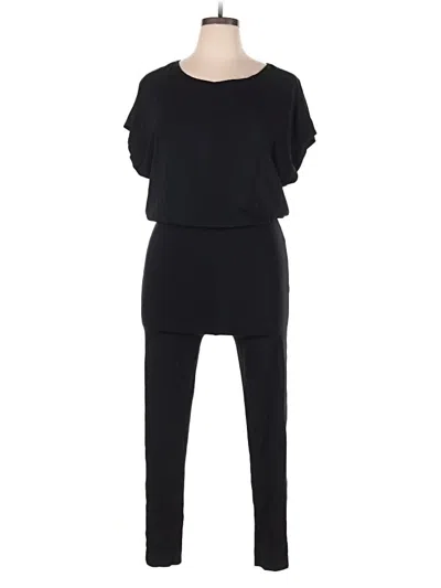Pre-owned Zyia Active Jumpsuit In Black