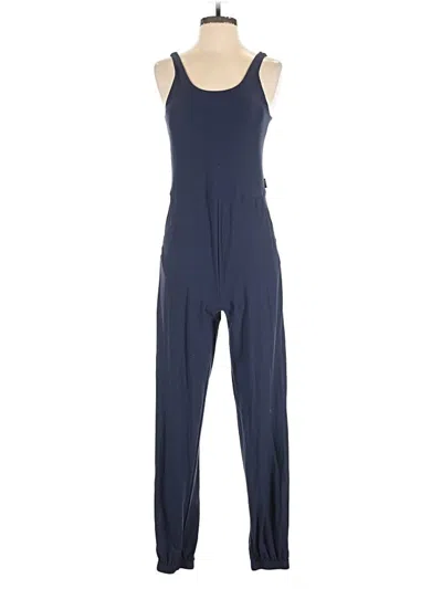 Pre-owned Zyia Active Jumpsuit In Blue