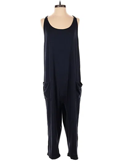 Pre-owned Zyia Active Jumpsuit In Blue