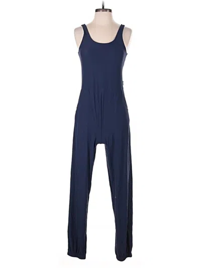 Pre-owned Zyia Active Jumpsuit In Blue