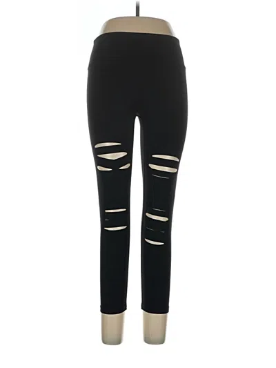 Pre-owned Zyia Active Leggings In Black