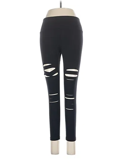 Pre-owned Zyia Active Leggings In Black