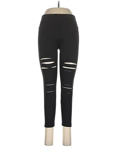 Pre-owned Zyia Active Leggings In Black