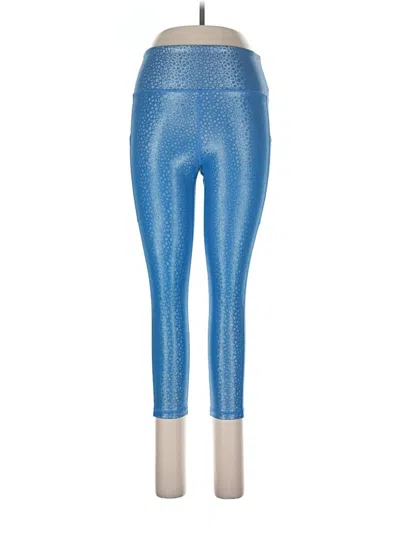 Pre-owned Zyia Active Leggings In Blue