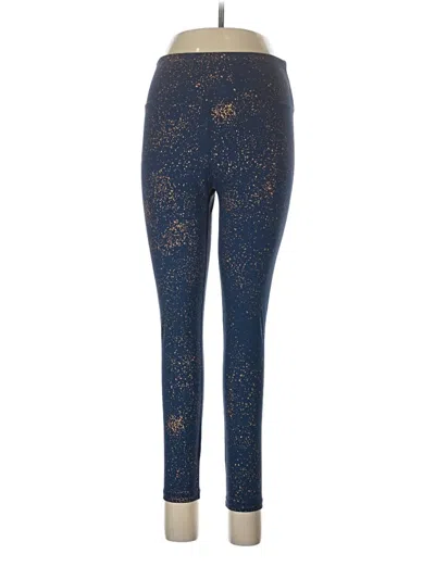 Pre-owned Zyia Active Leggings In Blue