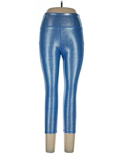 Pre-owned Zyia Active Leggings In Blue