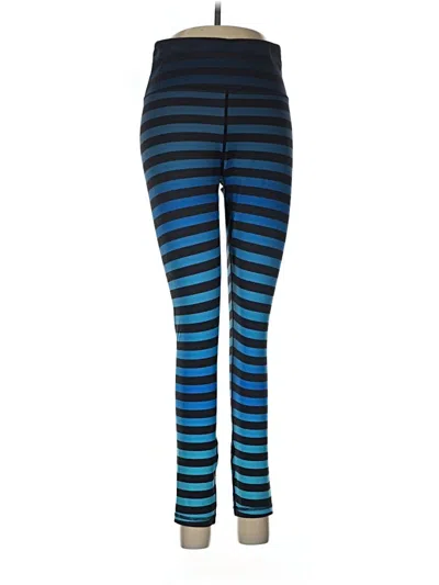 Pre-owned Zyia Active Leggings In Blue