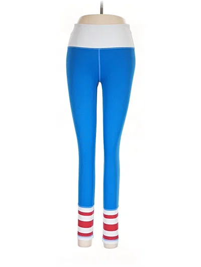 Pre-owned Zyia Active Leggings In Blue