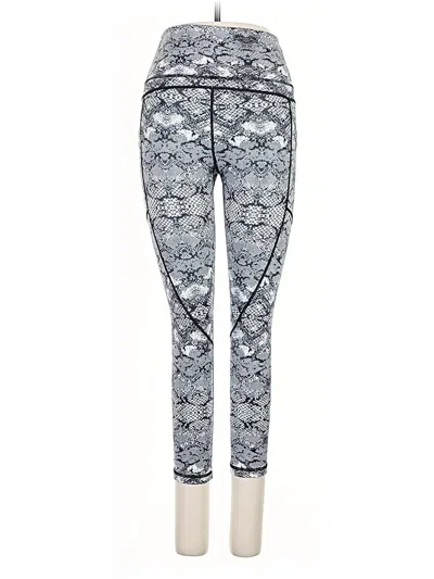 Pre-owned Zyia Active Leggings In Gray