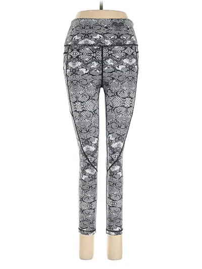 Pre-owned Zyia Active Leggings In Gray