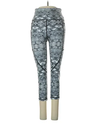 Pre-owned Zyia Active Leggings In Gray