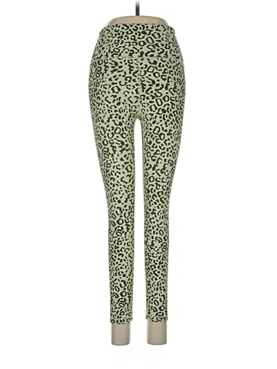 Pre-owned Zyia Active Leggings In Green