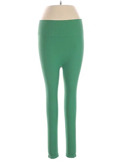 Pre-owned Zyia Active Leggings In Green