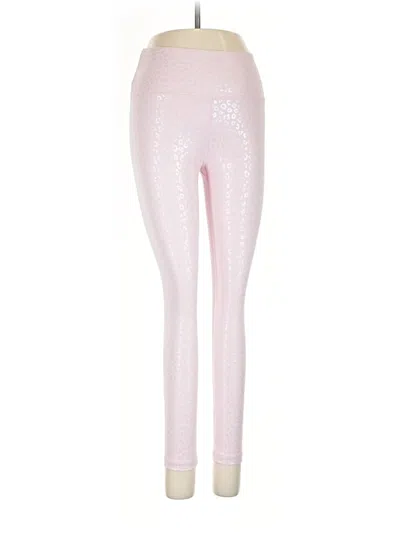 Pre-owned Zyia Active Leggings In Pink