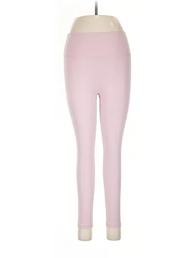 Pre-owned Zyia Active Leggings In Pink