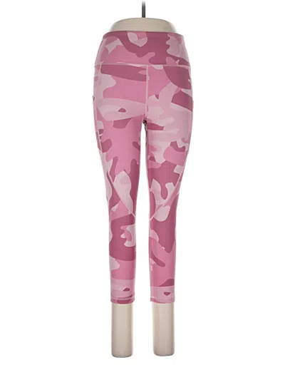 Pre-owned Zyia Active Leggings In Pink