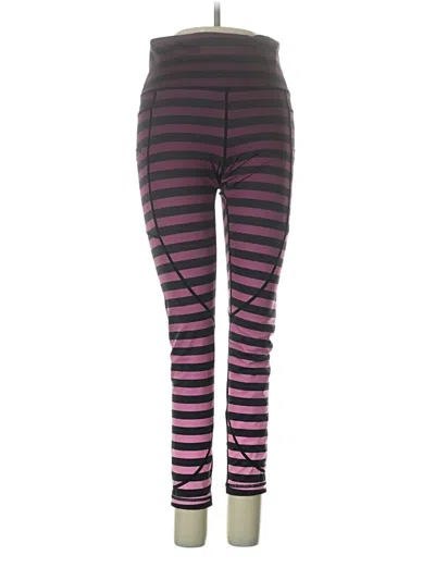 Pre-owned Zyia Active Leggings In Purple