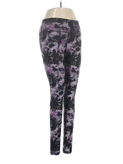 Pre-owned Zyia Active Leggings In Purple