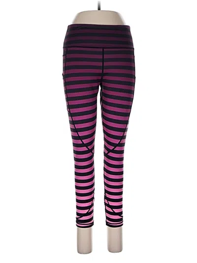 Pre-owned Zyia Active Leggings In Purple