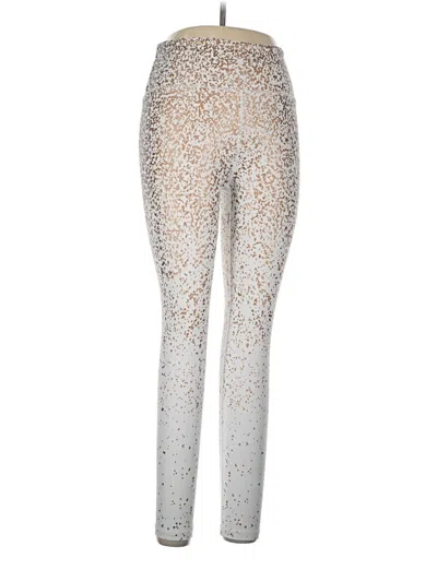 Pre-owned Zyia Active Leggings In Silver