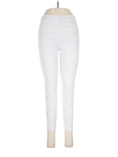 Pre-owned Zyia Active Leggings In Silver