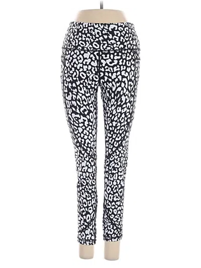 Pre-owned Zyia Active Leggings In Silver