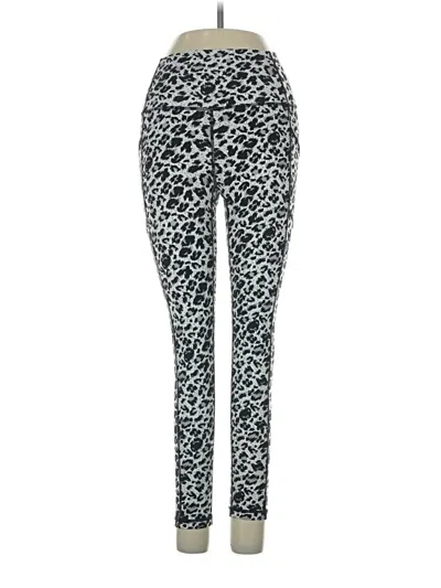 Pre-owned Zyia Active Leggings In Silver