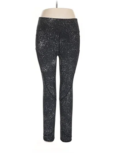 Pre-owned Zyia Active Leggings In Silver