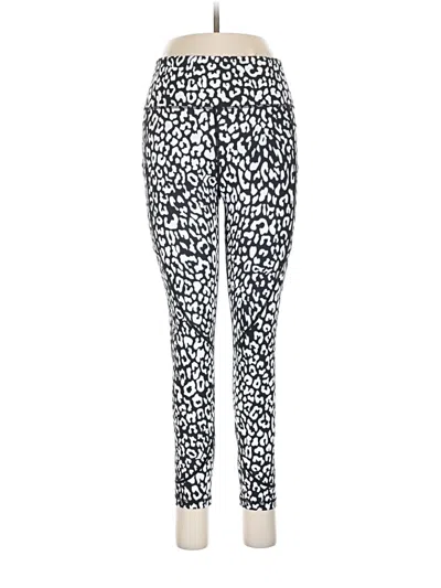 Pre-owned Zyia Active Leggings In Silver