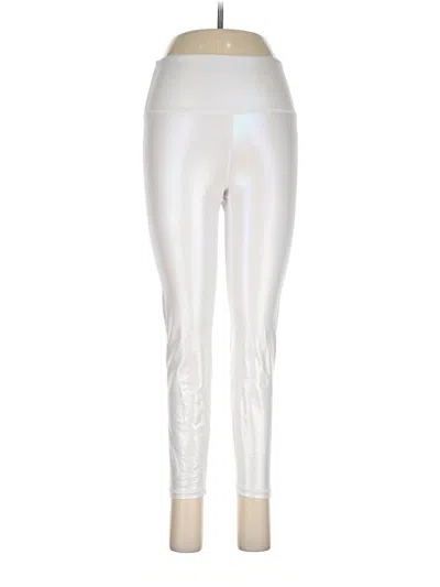 Pre-owned Zyia Active Leggings In Silver