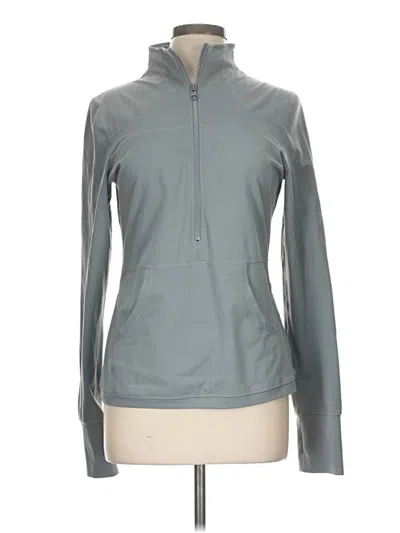 Pre-owned Zyia Active Long Sleeve T-shirt In Gray