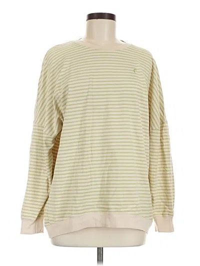 Pre-owned Zyia Active Long Sleeve T-shirt In Green