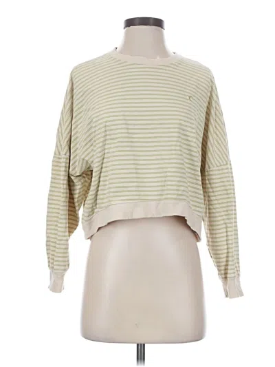 Pre-owned Zyia Active Long Sleeve T-shirt In Green