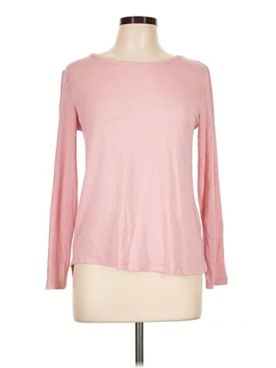 Pre-owned Zyia Active Long Sleeve T-shirt In Pink