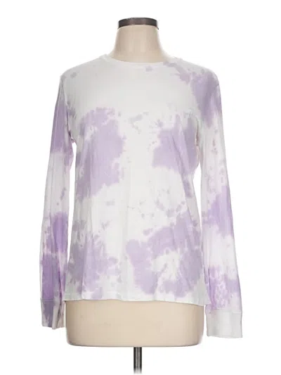 Pre-owned Zyia Active Long Sleeve T-shirt In Purple
