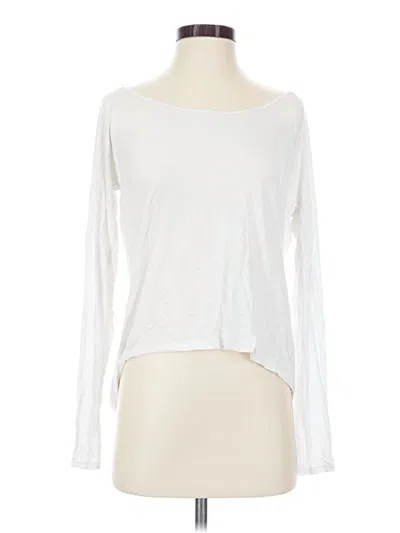 Pre-owned Zyia Active Long Sleeve T-shirt In White