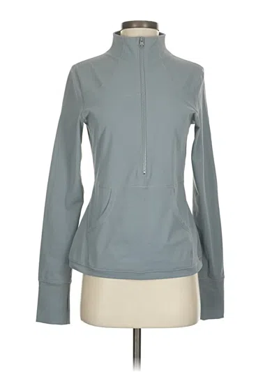 Pre-owned Zyia Active Long Sleeve Turtleneck In Gray
