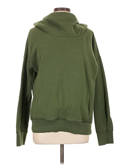 Pre-owned Zyia Active Long Sleeve Turtleneck In Green